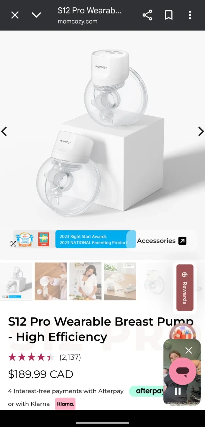 Momcozy S12 Pro Wearable Breast Pump image indicator(2)