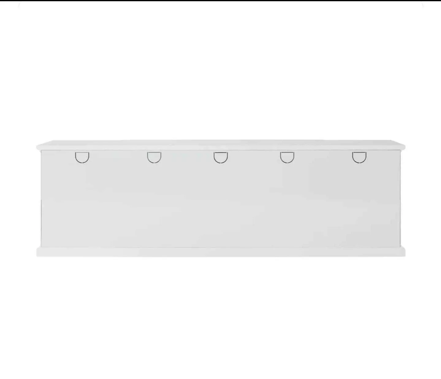 White TV Stand Media Console image indicator(7)