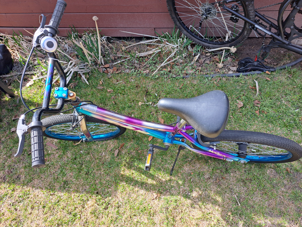 Movafla Kids Bike - Blue, Purple