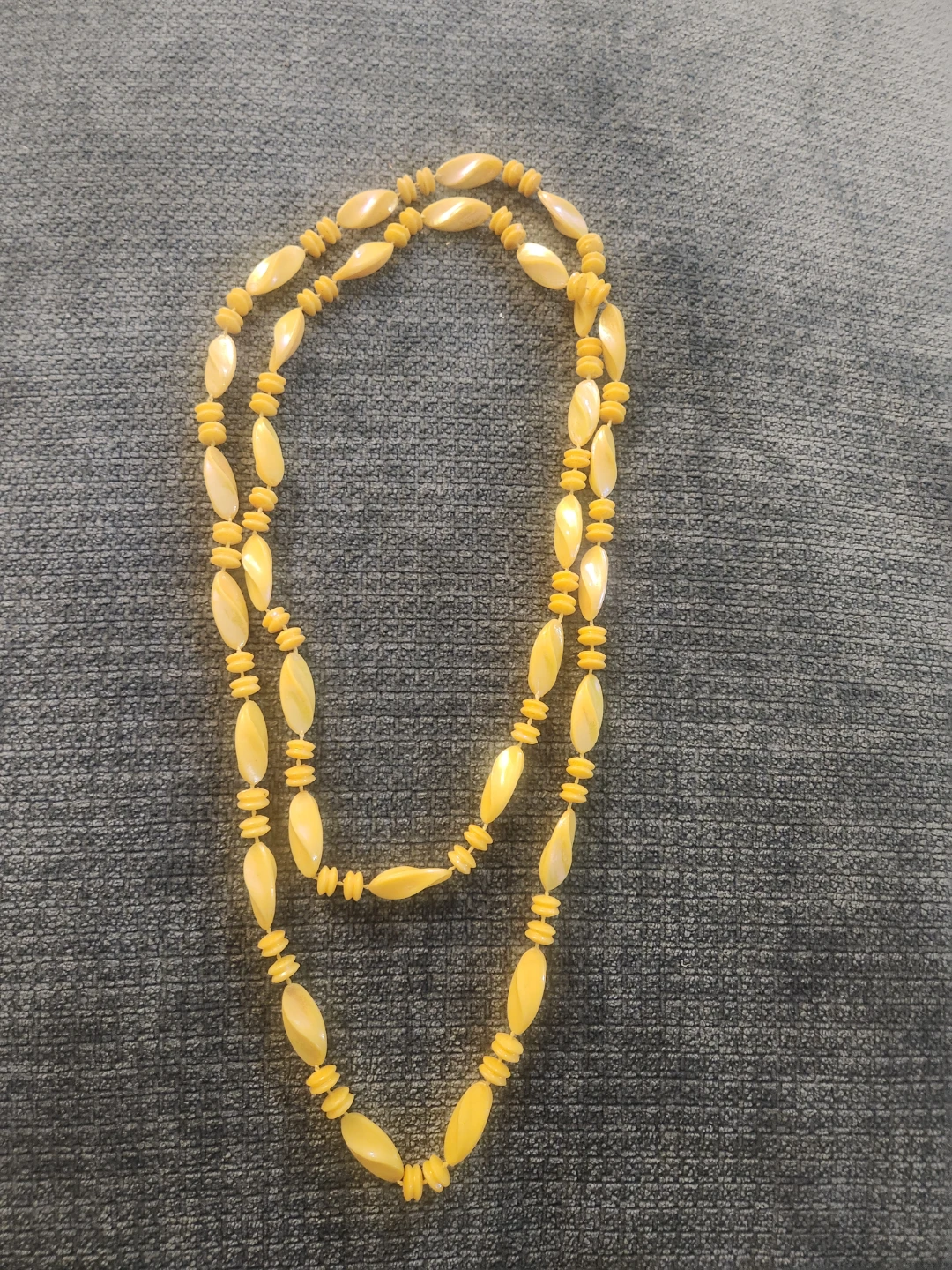 Yellow Beaded Necklace - photo 2