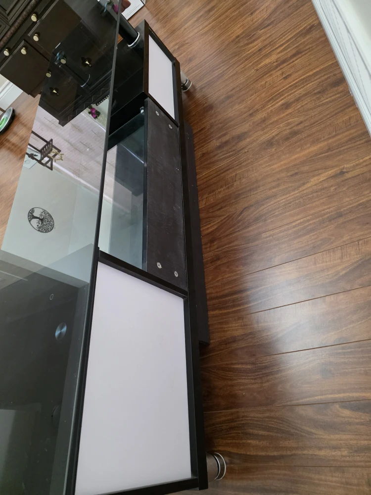 Black & Burgundy TV Stand with Drawers - photo 5