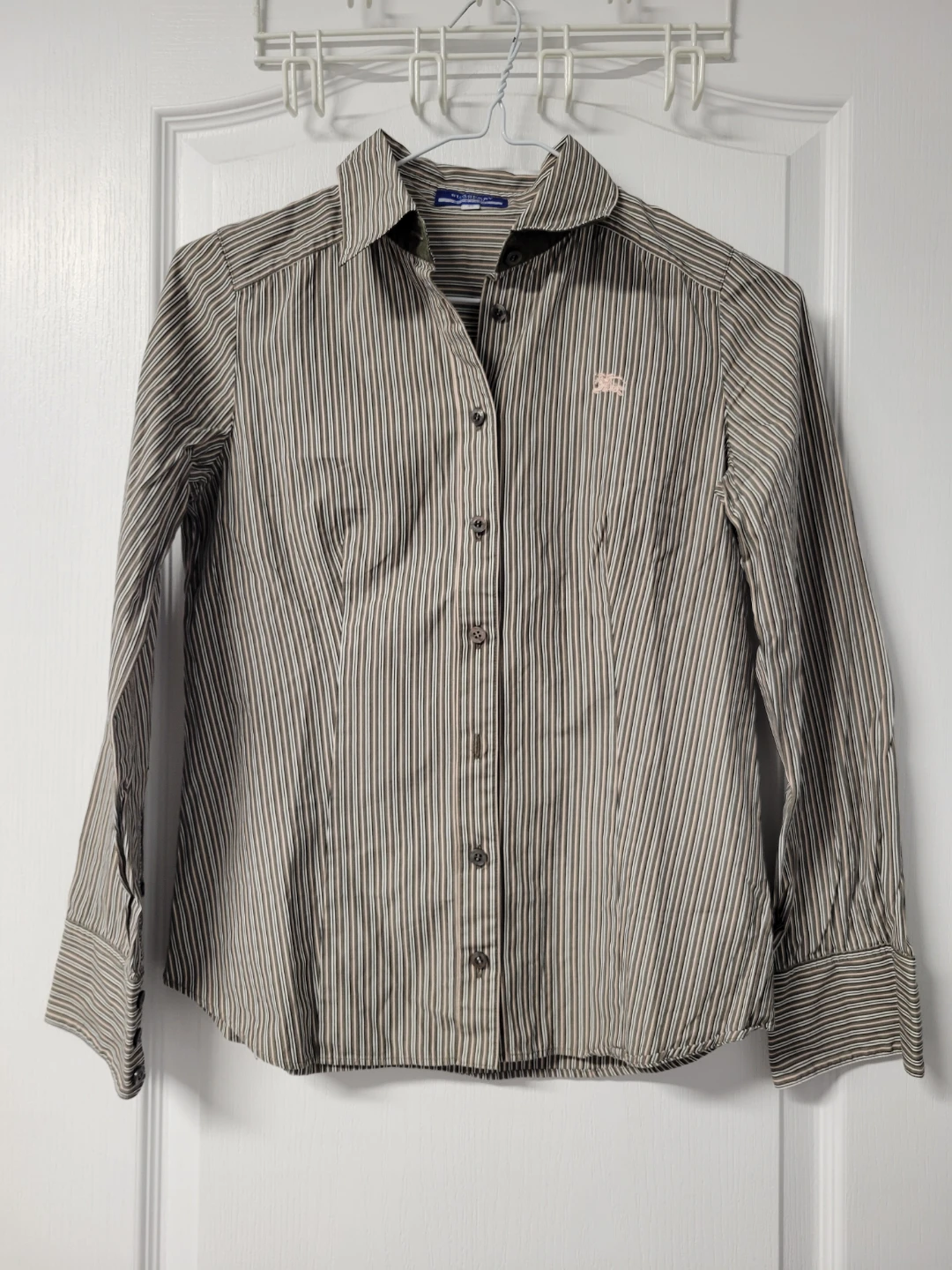 Burberry Blue Label Striped Button-Up Shirt - Size 38 - photo 2