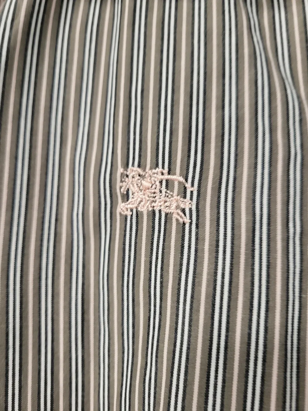 Burberry Blue Label Striped Button-Up Shirt - Size 38 image indicator(4)