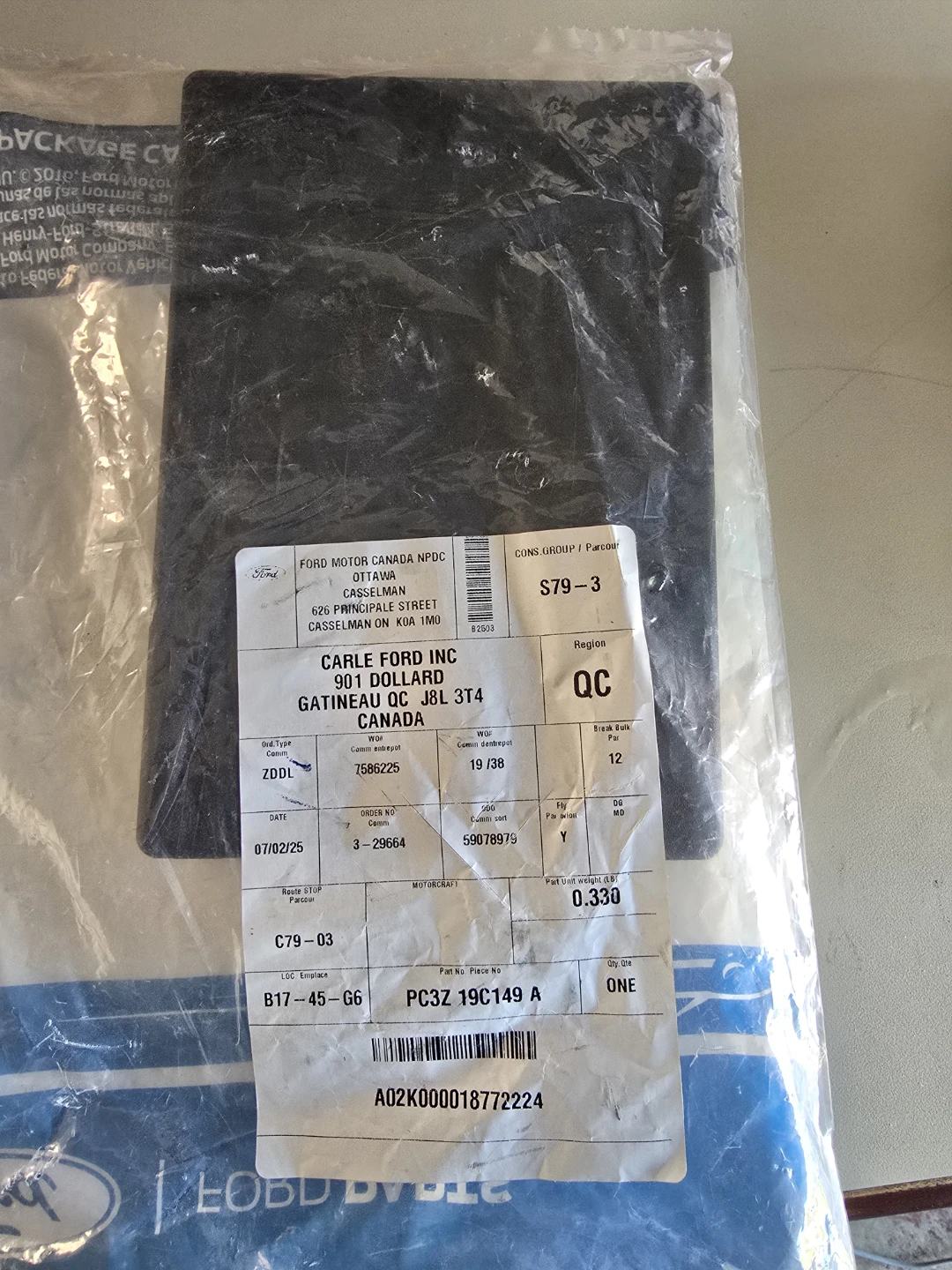 Ford PC3Z-19C149-A Cabin Air Filter - New - photo 2