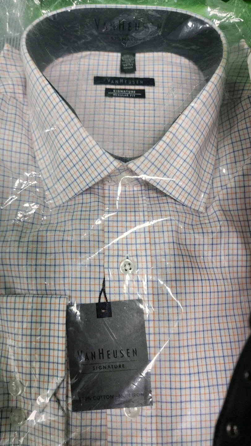 Van Heusen Flex Collar Regular Fit Shirt 16 1/2 34/35 image indicator(3)