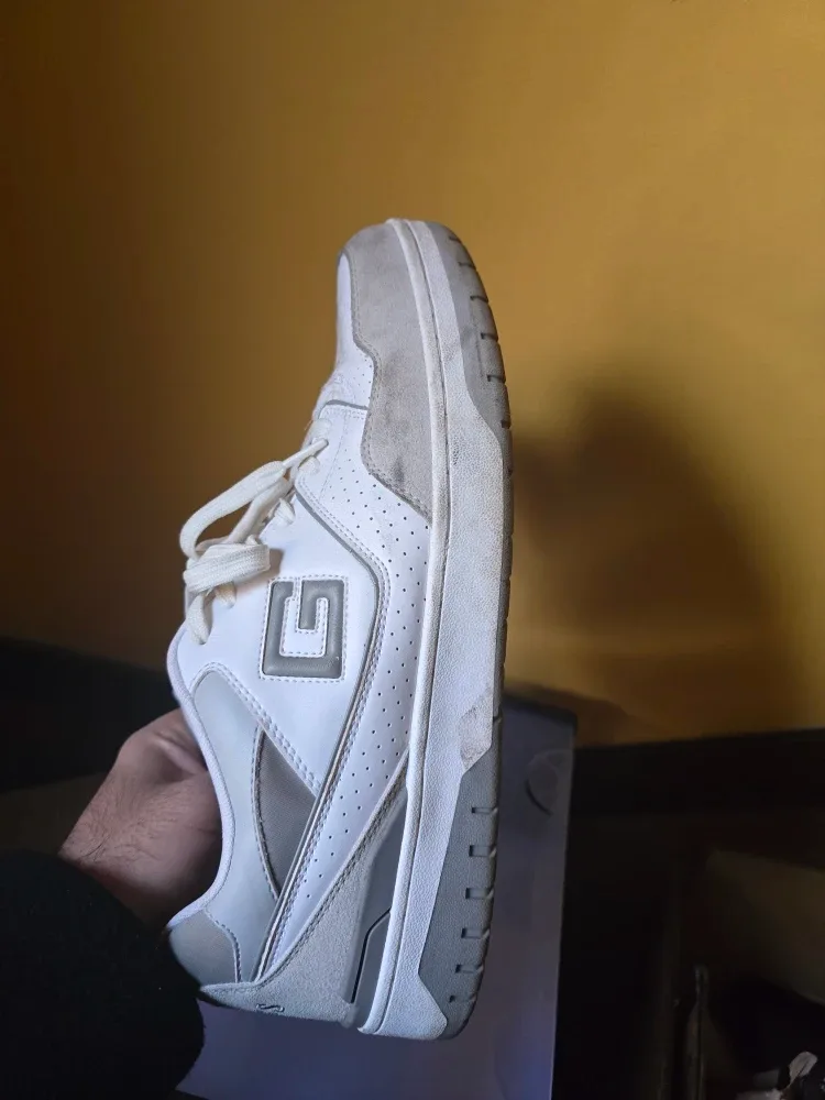 Guess White/Gray Sneakers size 13