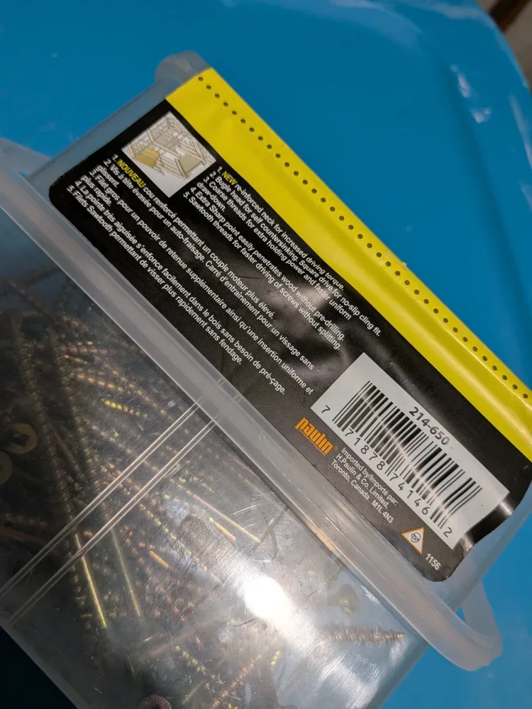 Paulin Construction Screws 8x3" box of 150 screws image indicator(5)