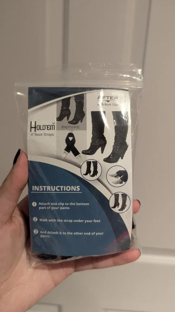 New Hold'Em 4" Boot Straps