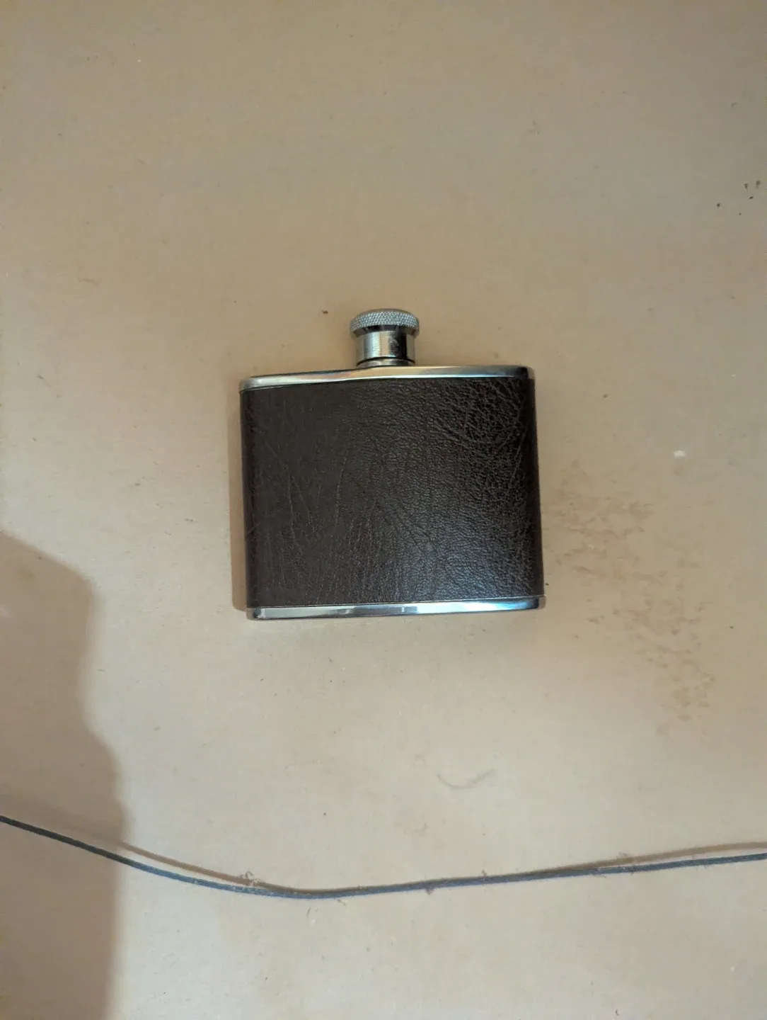 Stainless Steel 4oz Flask - Made in England image indicator(4)