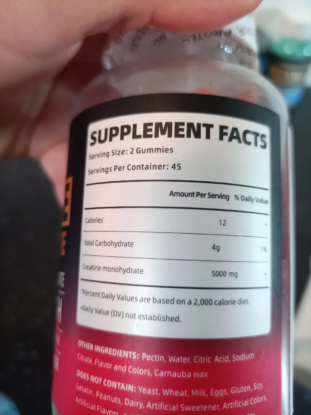 Kaoxnu Creatine Monohydrate Gummies image indicator(2)