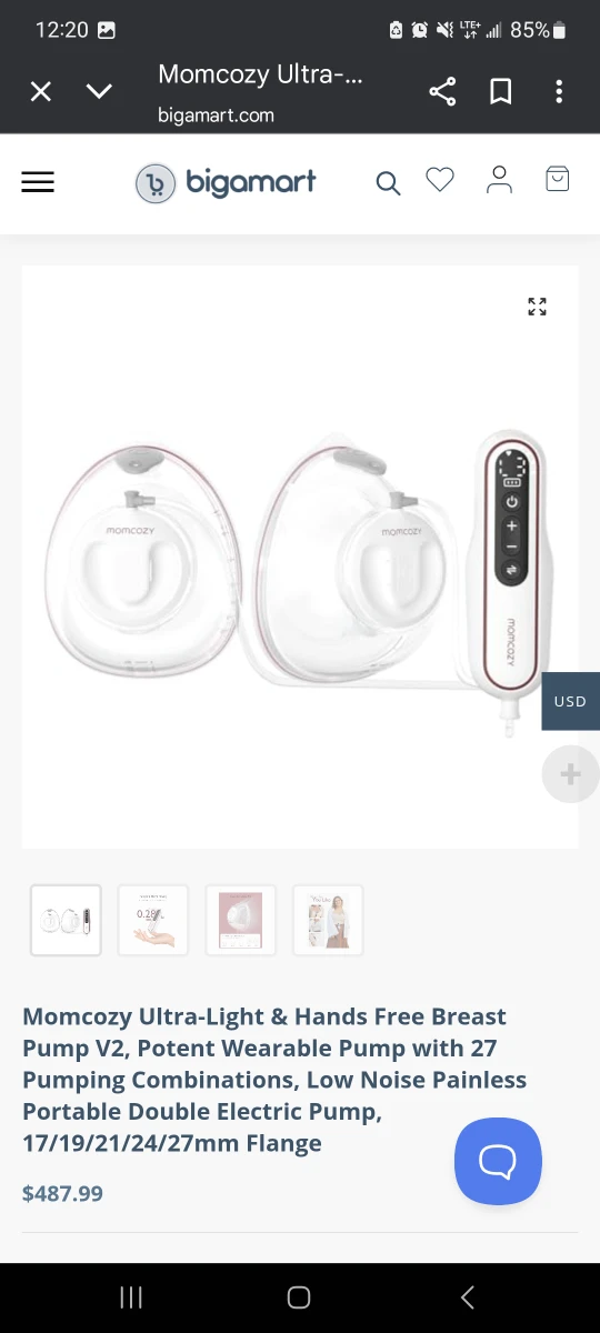 momcozy I AM V2 Breast Pump 2 pack - New! - photo 4