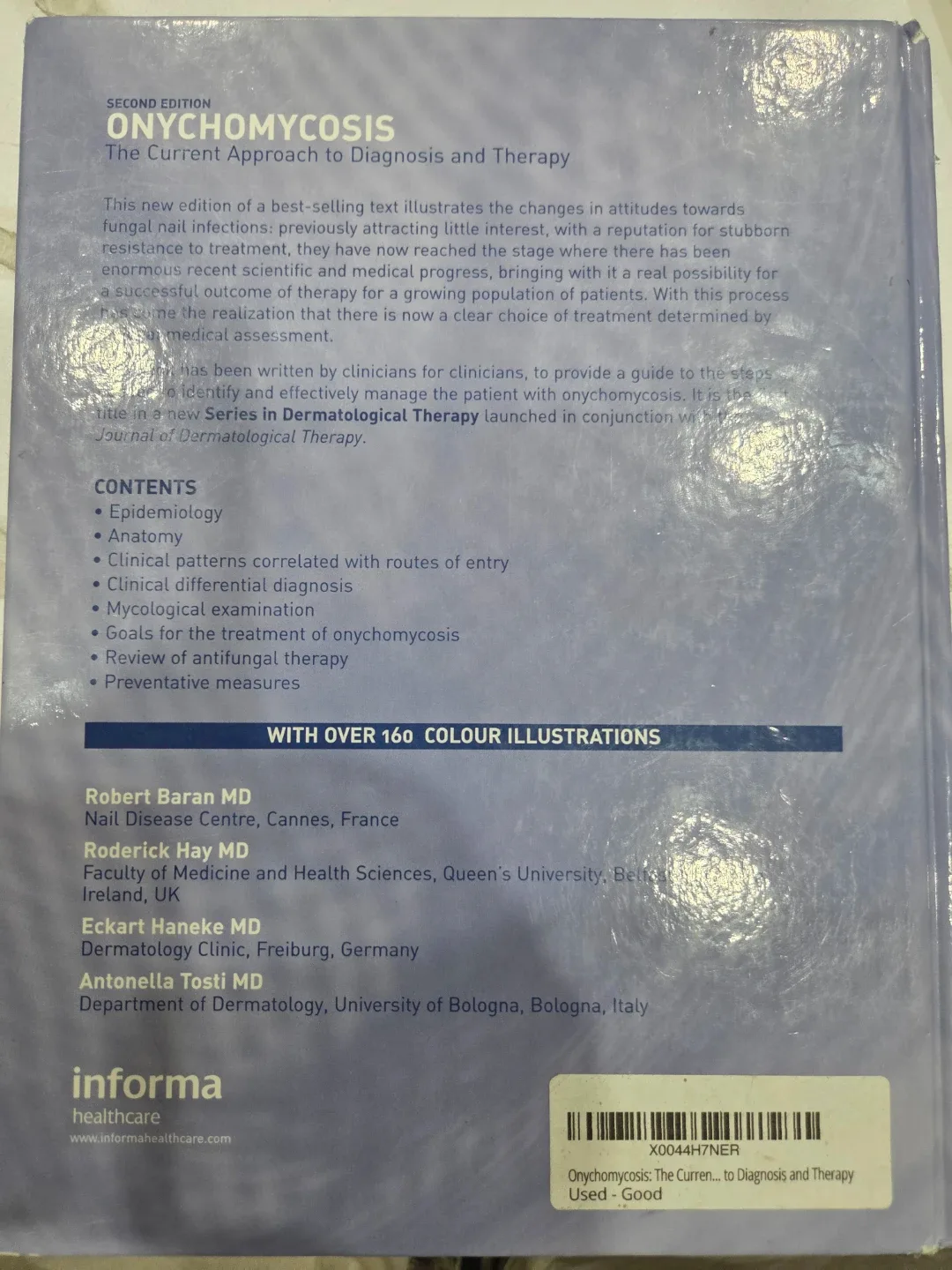 Onychomycosis: The Current Diagnosis and Therapy By Robert Baran image indicator(2)