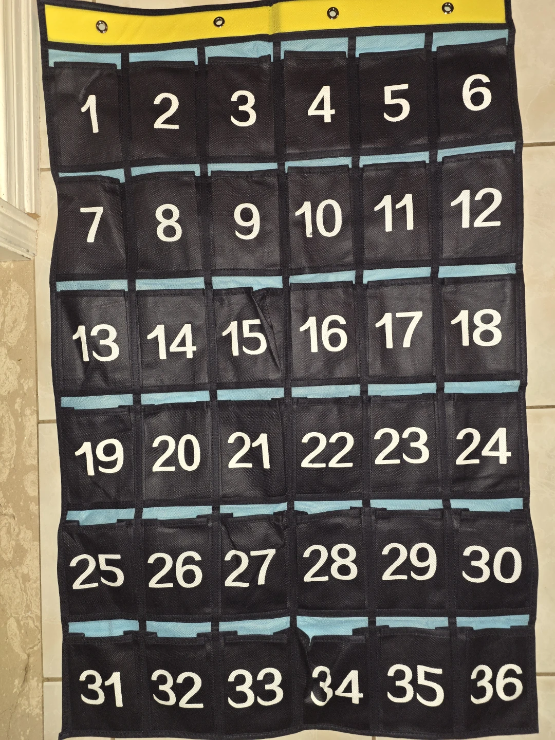 Numbered Pocket Chart Organizer NEW - photo 2