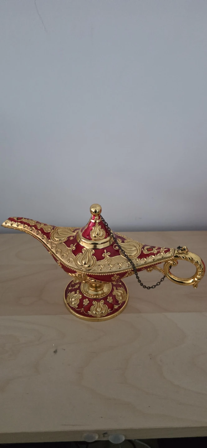 Aladdin Lamp - Red and Gold