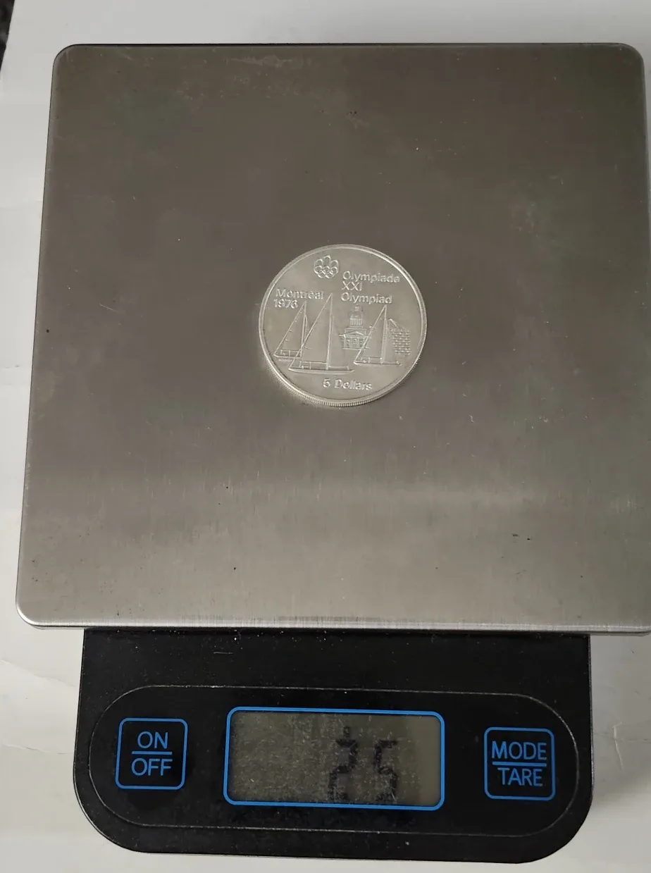 Montreal 1976 Olympiad $5 silver Coins for sale image indicator(3)
