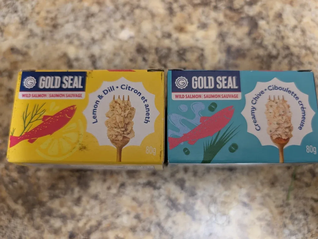 Gold Seal Wild Salmon - Lemon & Dill, Creamy Chive image indicator(2)