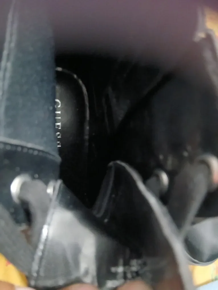 Guess Black Lace-Up Heeled Boots image indicator(5)