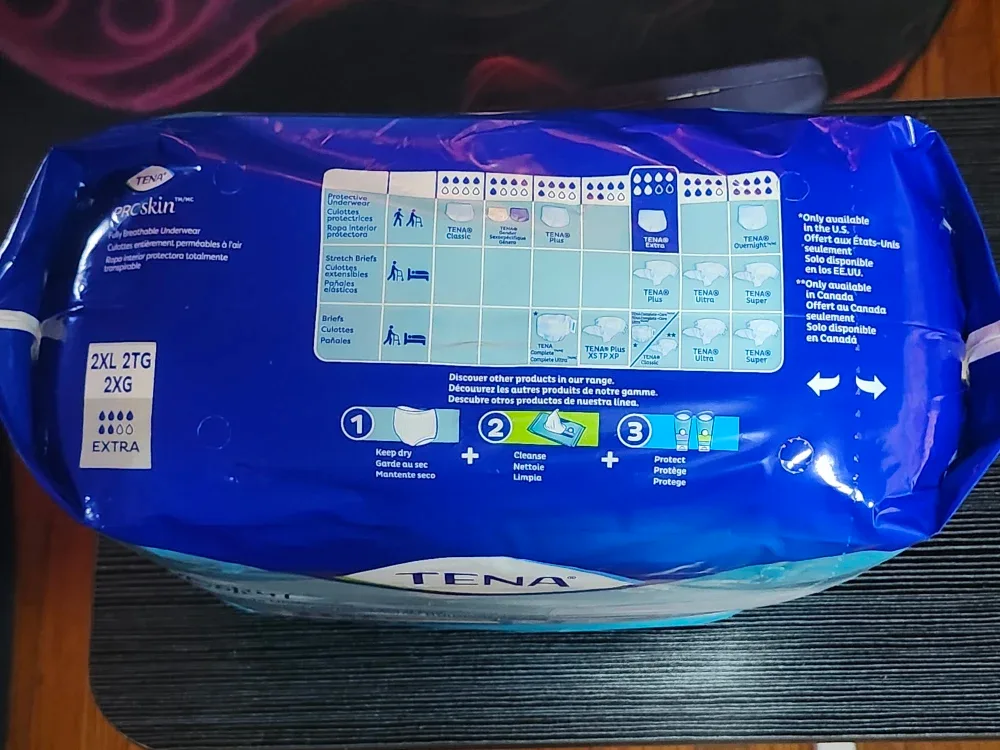 TENA ProSkin 2XL Underwear (x12) image indicator(3)