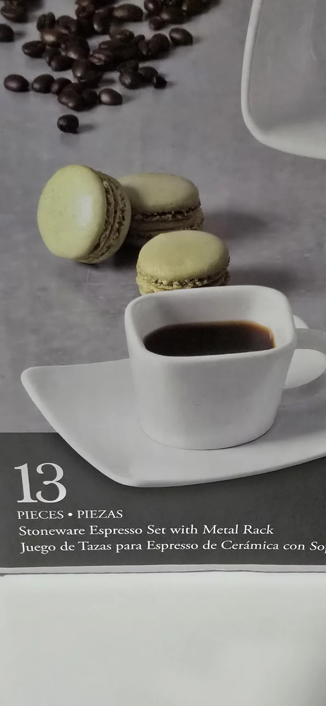 Gibson Gracious Dining Espresso Set with Metal Rack - photo 2