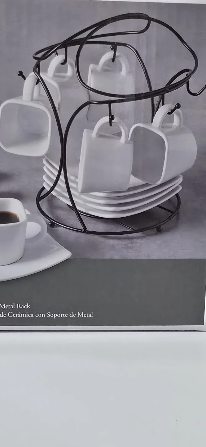 Gibson Gracious Dining Espresso Set with Metal Rack - photo 3