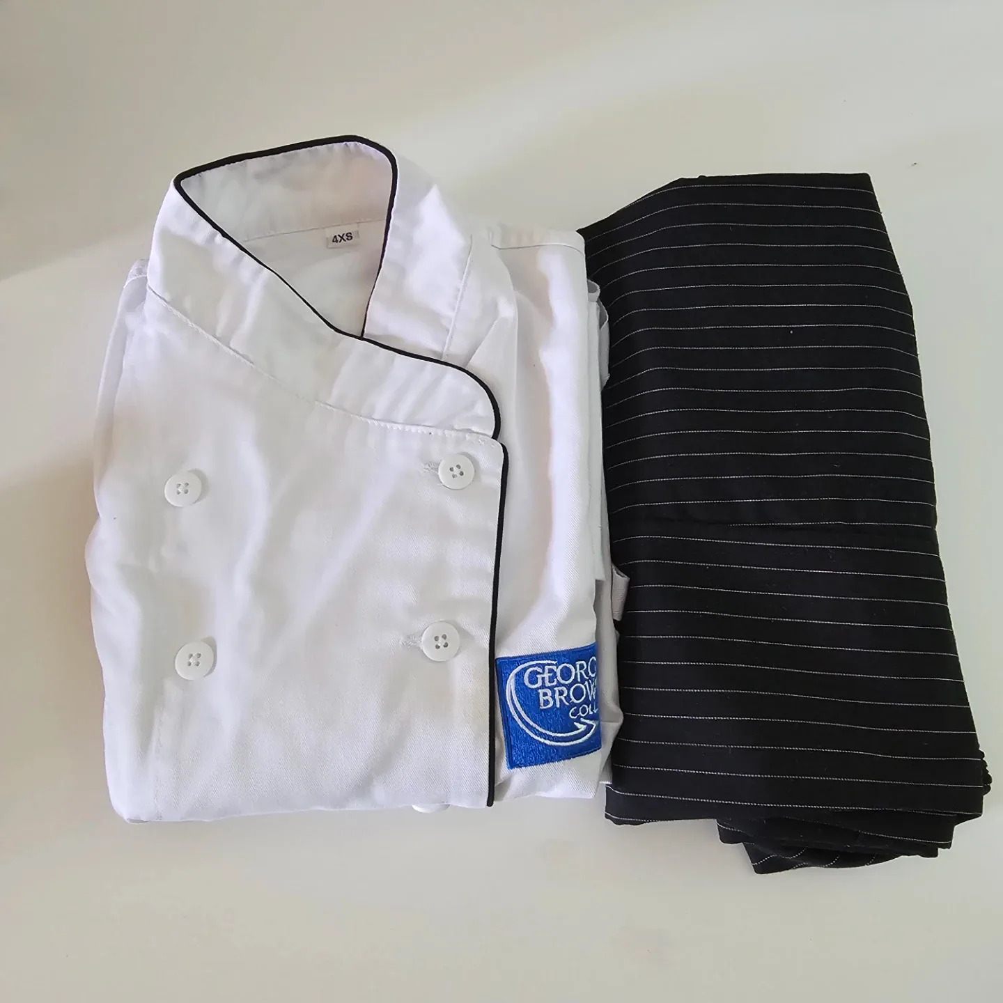 George Brown Chef Uniform - Size 4XS thumbnail