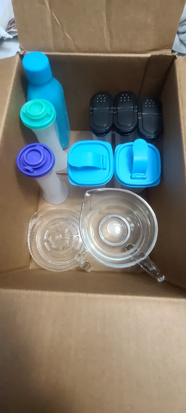 Tupperware and Glass