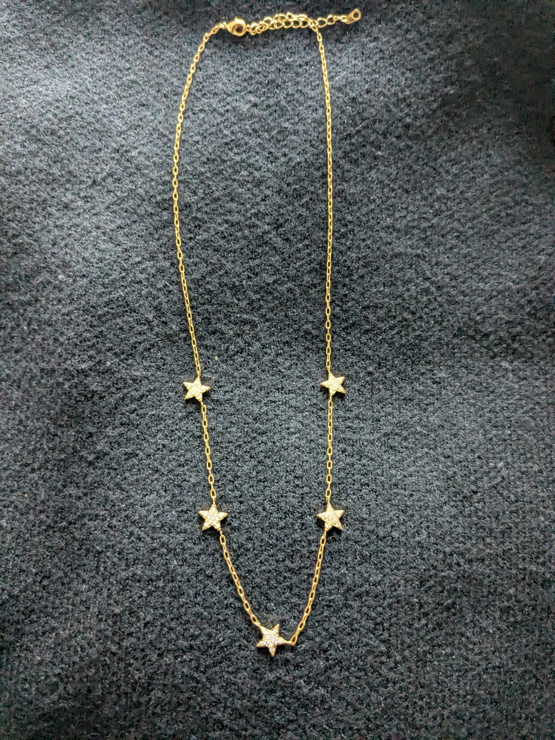 Star Design Gold Necklace - photo 2