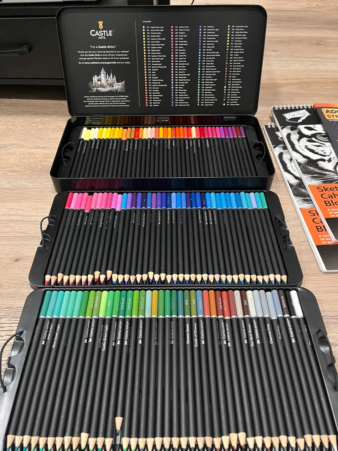 Castle Arts 120 Premium Soft Touch Colored Pencils - photo 3