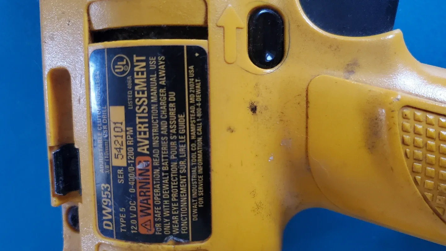 DeWalt DW953 12V Cordless Drill image indicator(5)