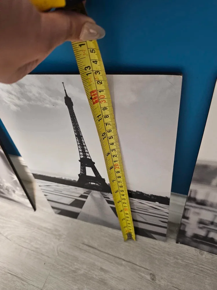 6 pieces Paris Eiffel Tower & Clock Wall Art Set image indicator(7)