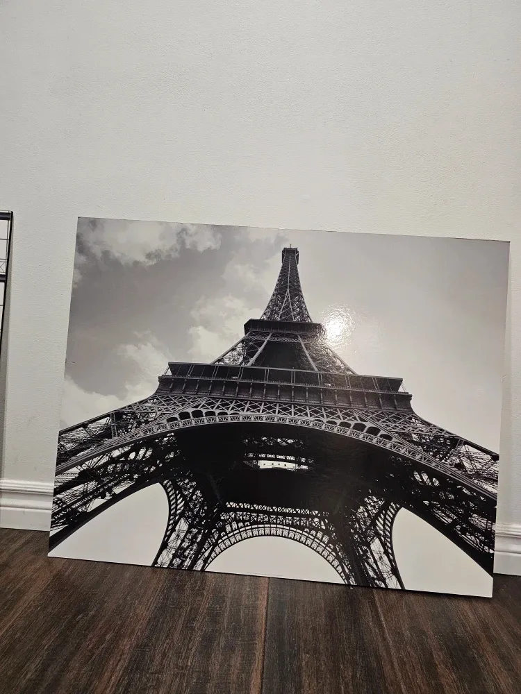 6 pieces Paris Eiffel Tower & Clock Wall Art Set image indicator(9)