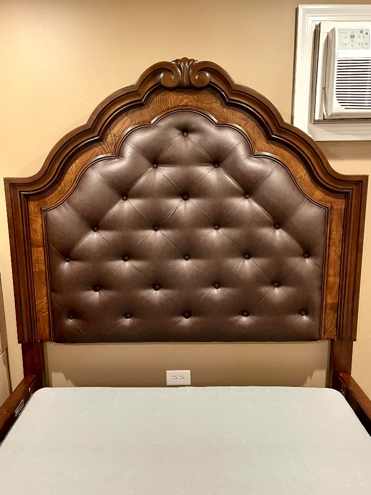 Wooden Bed Frame and Dresser - photo 2