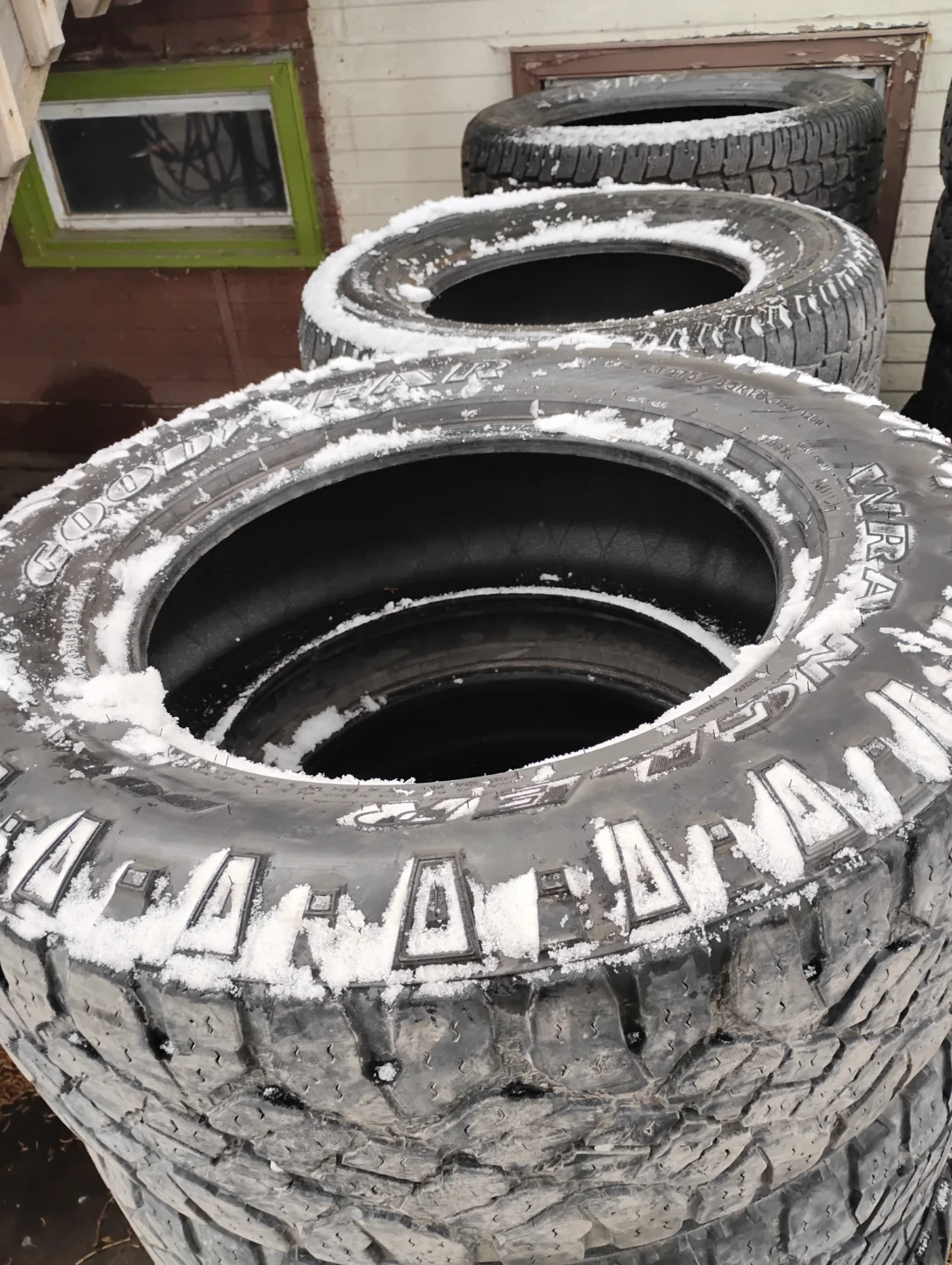 Set of 4 Goodyear Wrangler LT275/65R18 winter Tires - photo 3