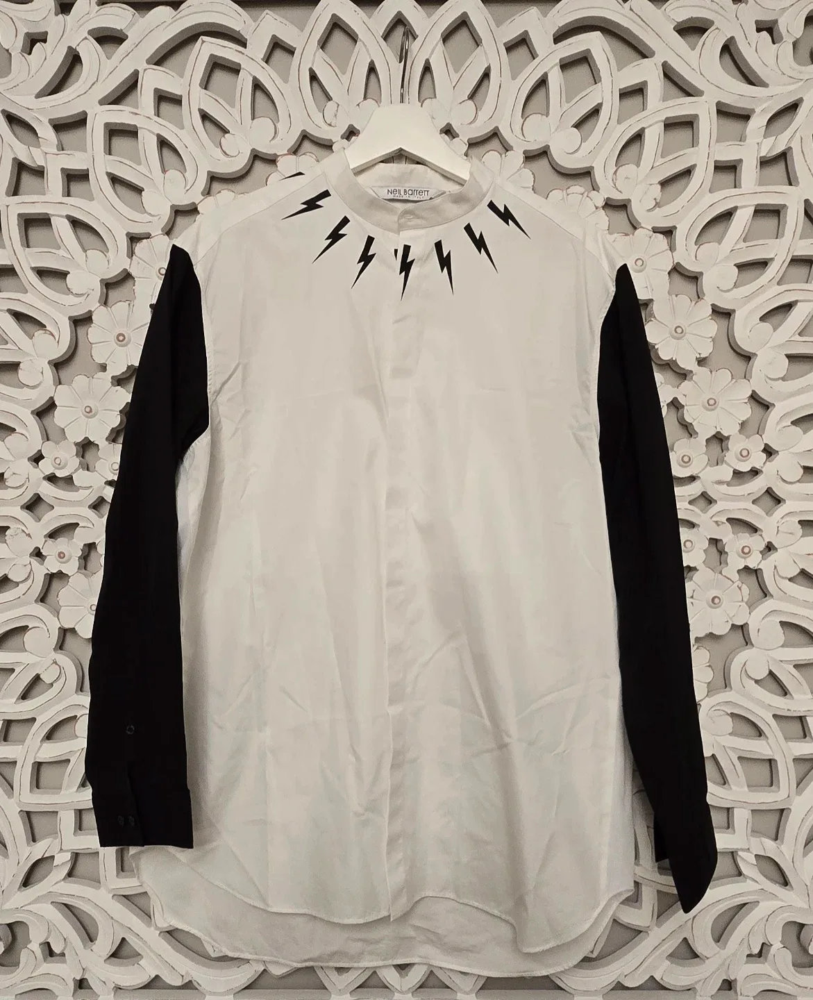 Neil Barrett Lightning Bolt Shirt - Size 16/41
