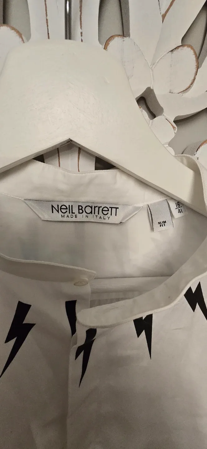 Neil Barrett Lightning Bolt Shirt - Size 16/41 image indicator(2)