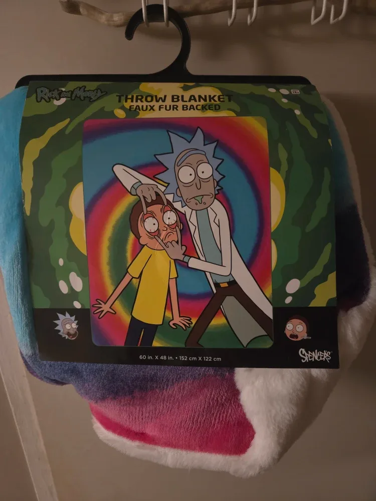 Rick and morty blanket