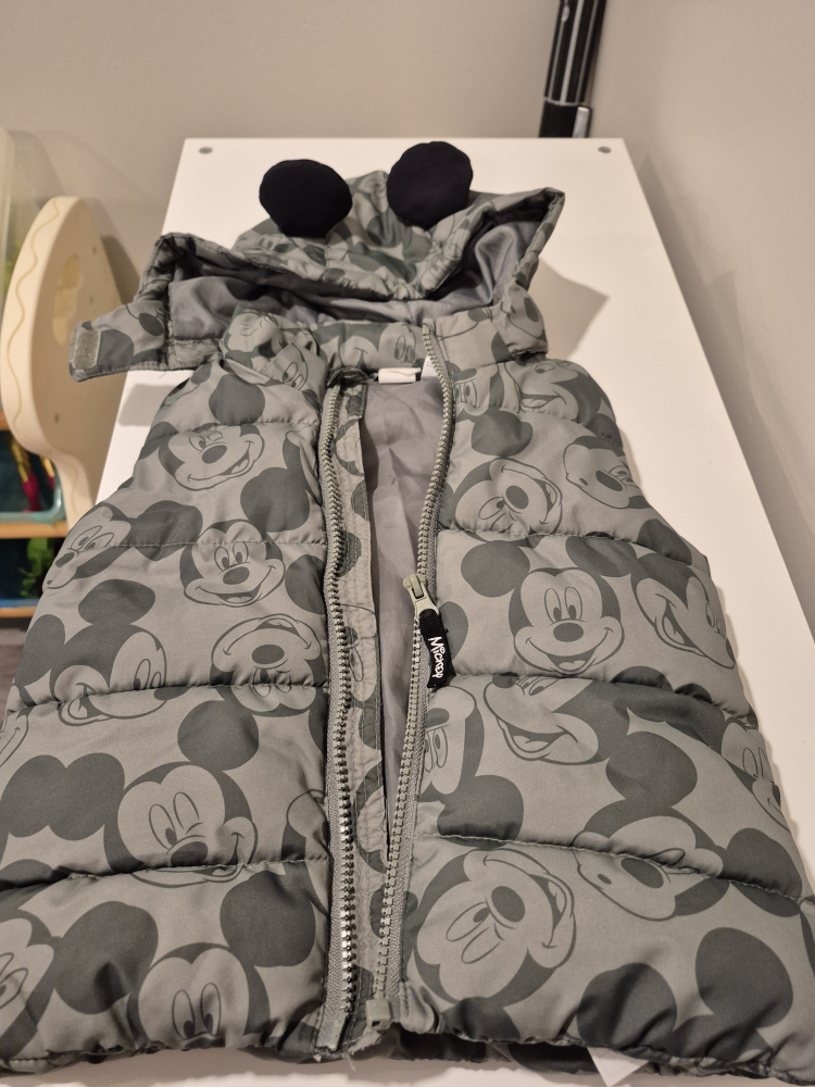Mickey Mouse Padded Vest with Hood - photo 3