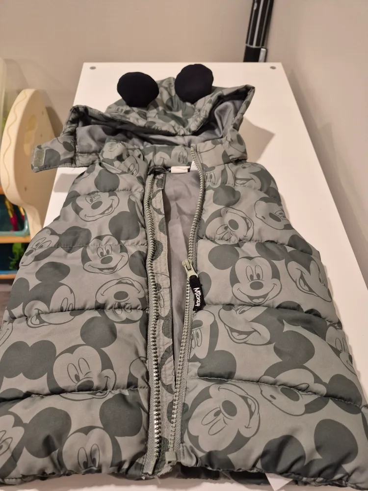Mickey Mouse Padded Vest with Hood image indicator(3)