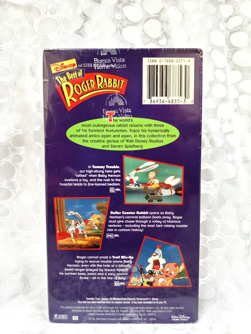 The Best Of Roger Rabbit VHS (Factory Sealed) - photo 2