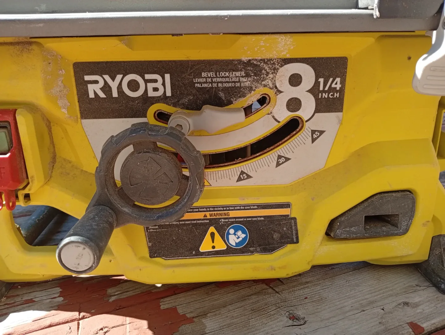 Ryobi RTS08 Table Saw image indicator(2)