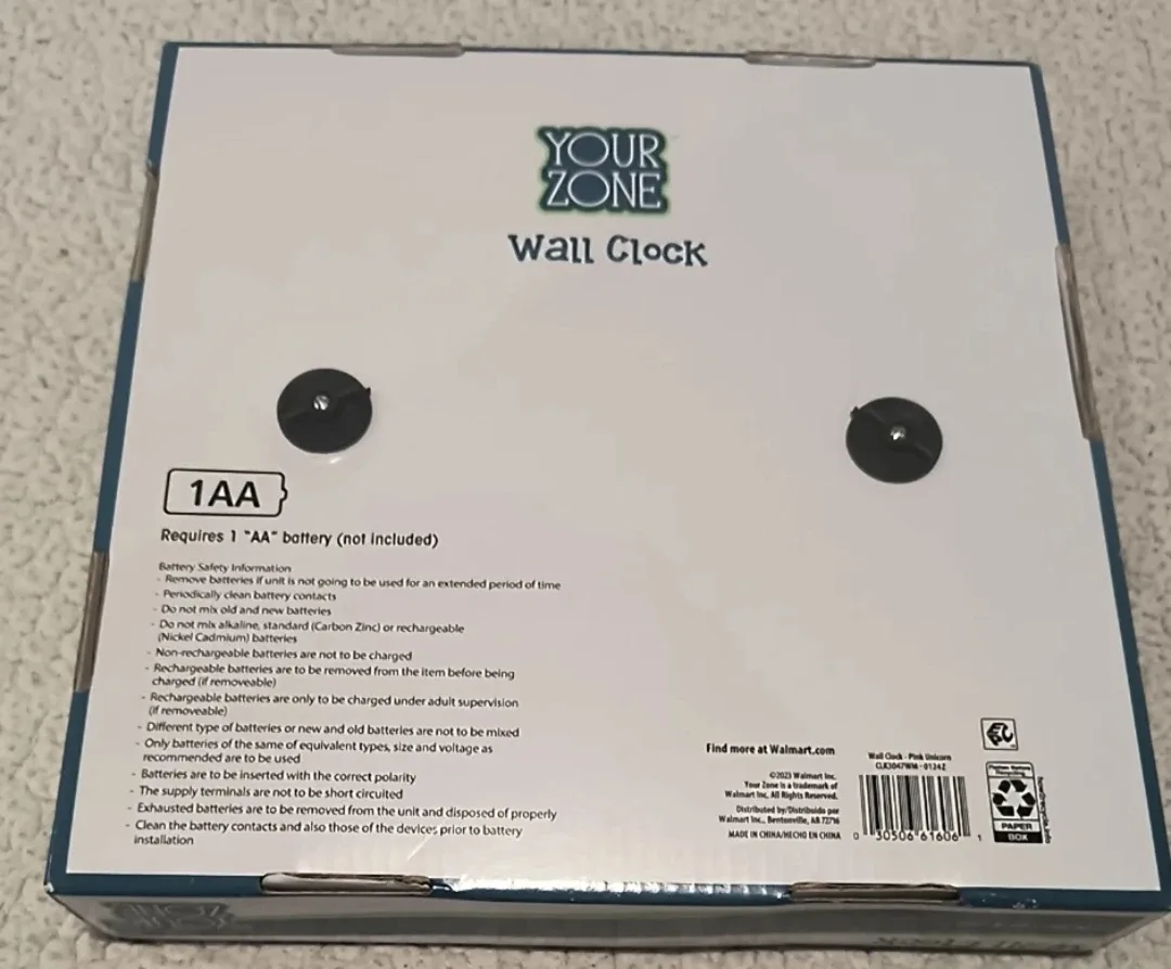 New Your Zone Unicorn Wall Clock - 10 inch image indicator(3)