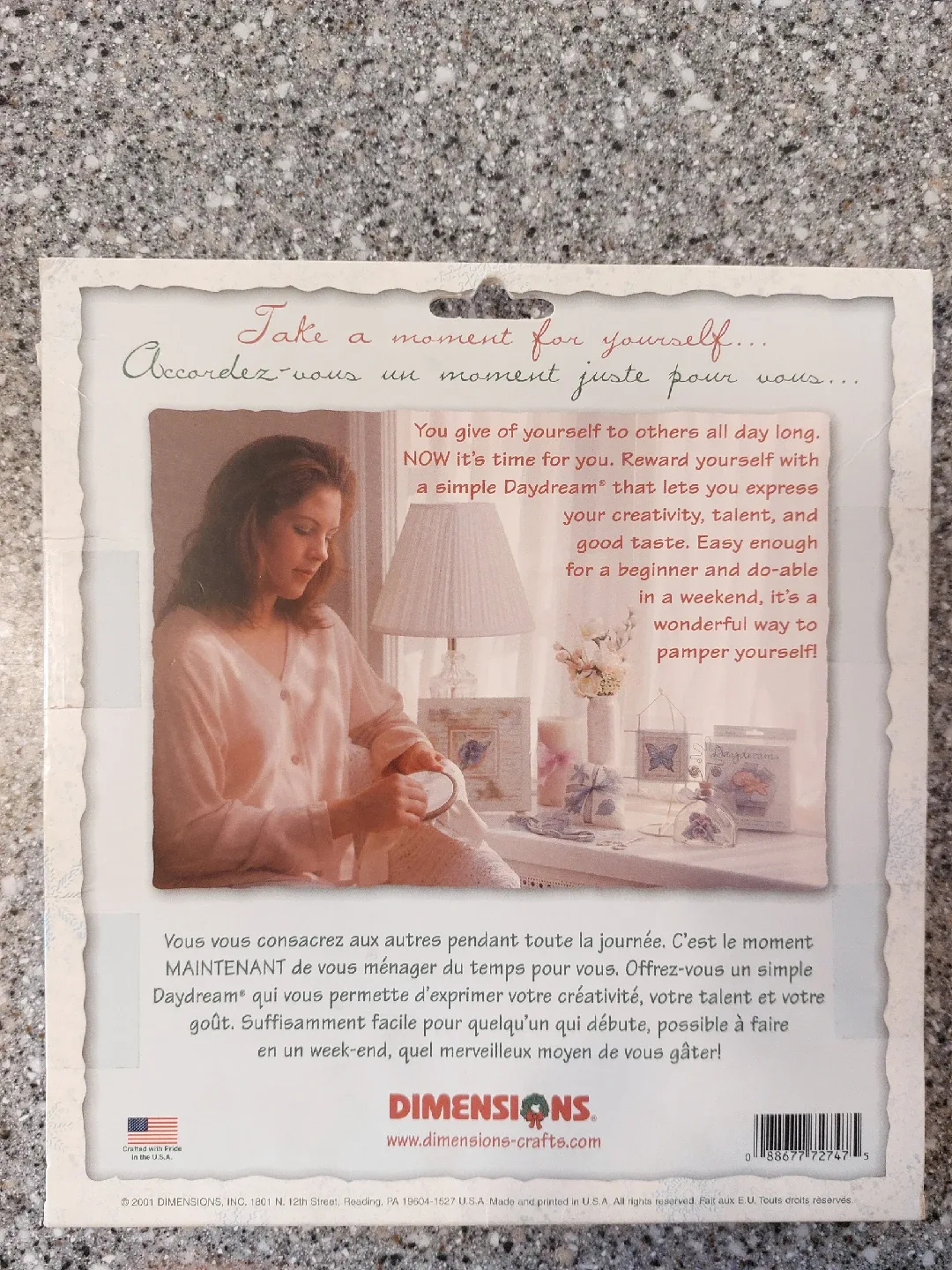 Harmony Daydreams Counted Cross Stitch Kit 8"x8" image indicator(2)