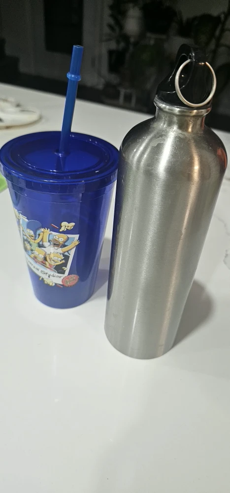 Simpsons Universal Studios Cup & Stainless Steel Bottle