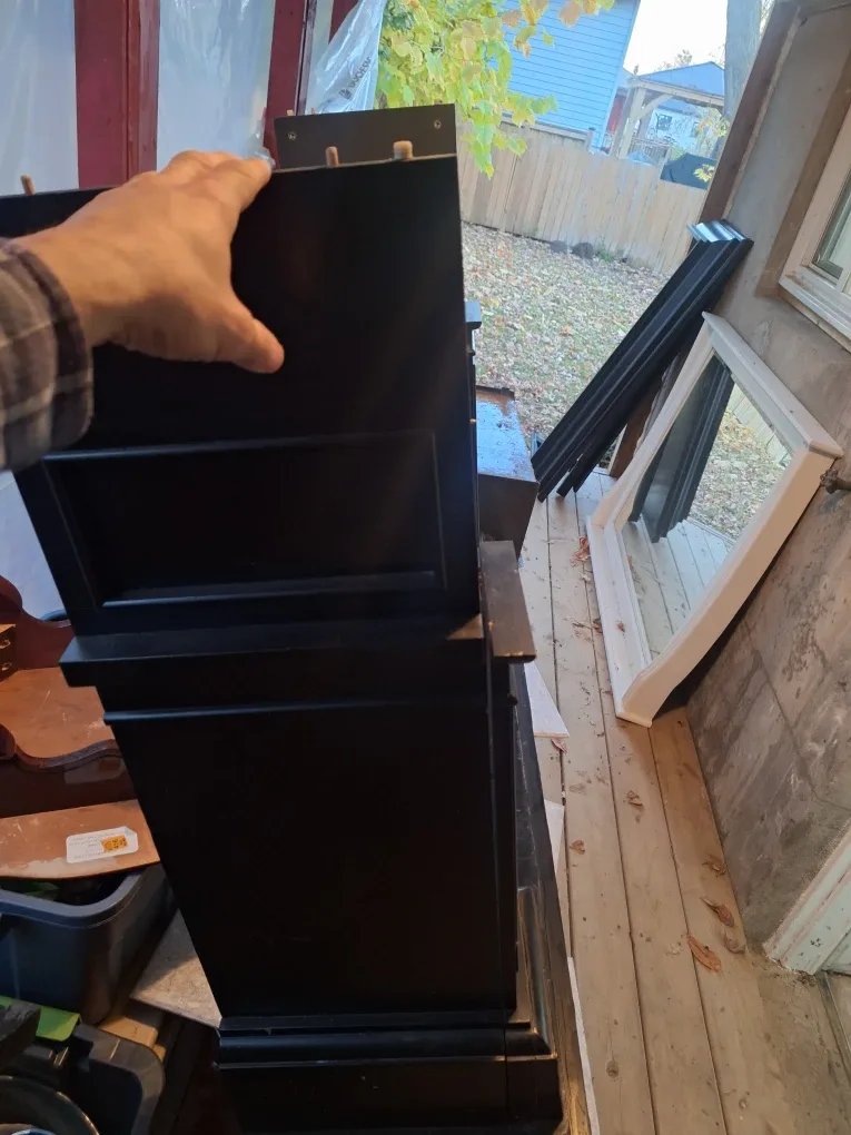 Black Fireplace Mantel image indicator(4)