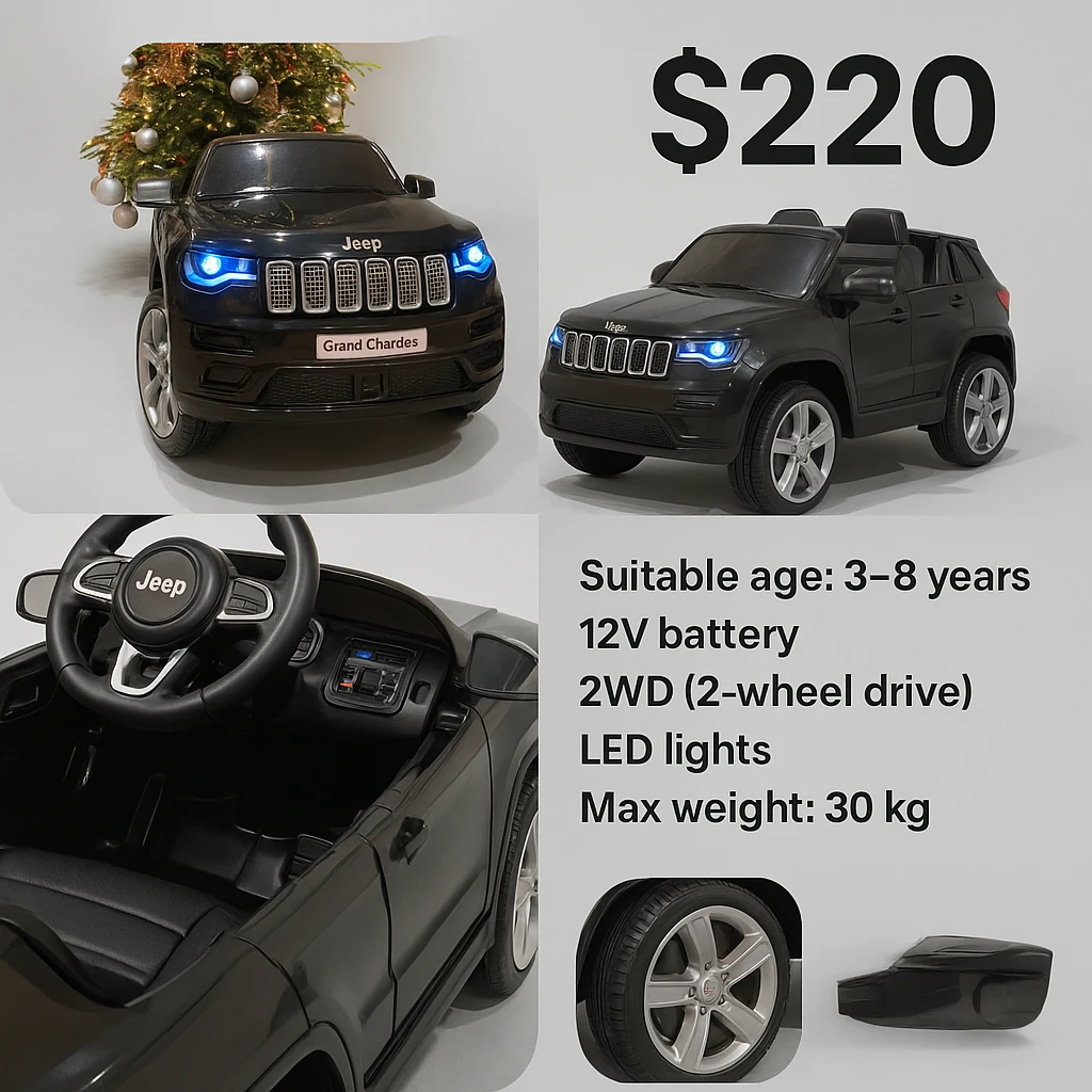 FOR SALE: Licensed Jeep Grand Cherokee 12V Ride-On Car - photo 5