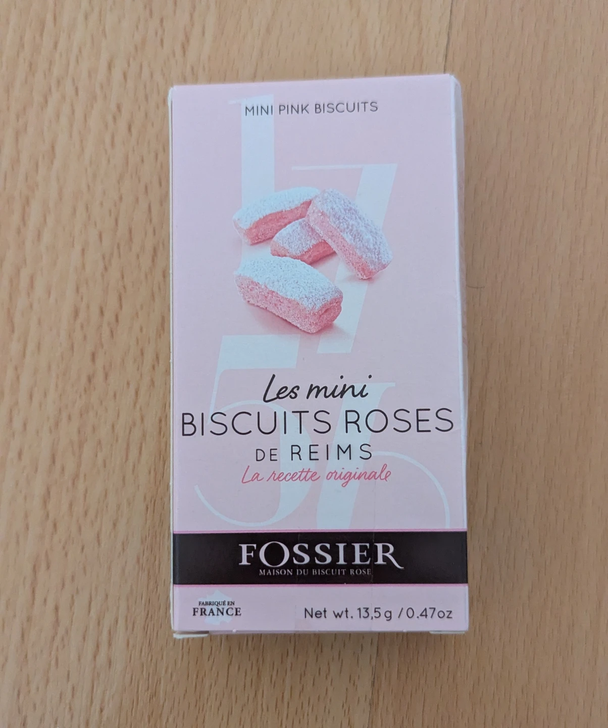 Brand New Fossier Mini Biscuits Roses de Reims