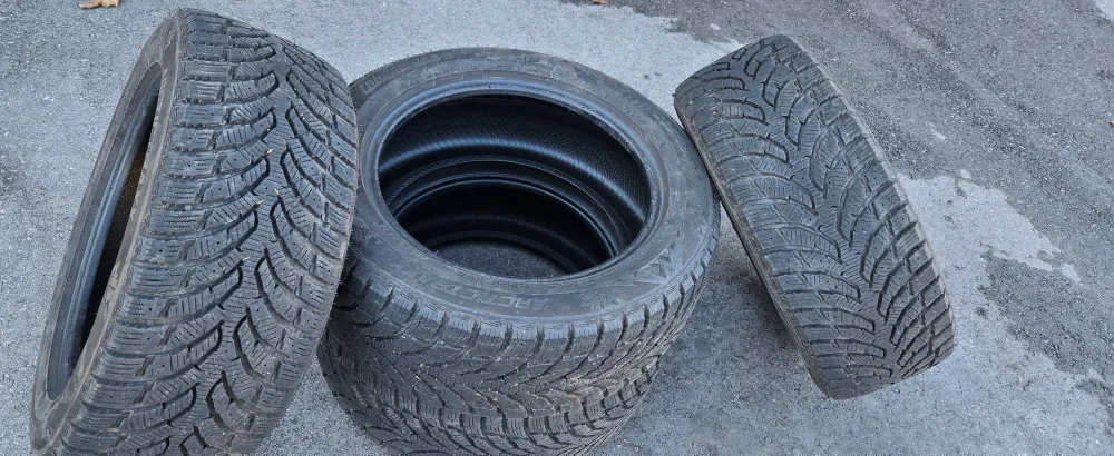 Landspider Winter tires. (235/55/R17) used 1 season. image indicator(8)