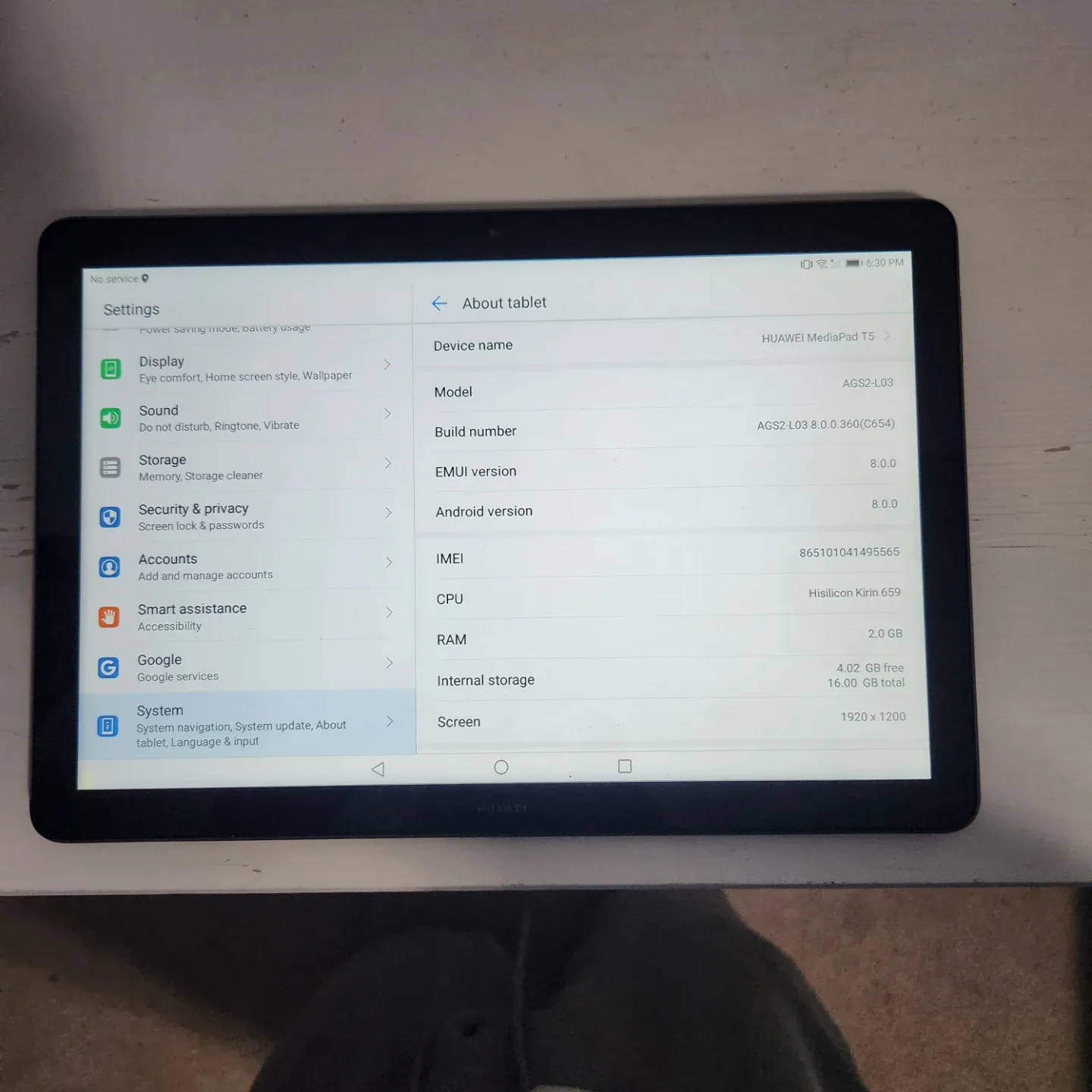 Huawei MediaPad T5 Tablet, $65 image indicator(2)