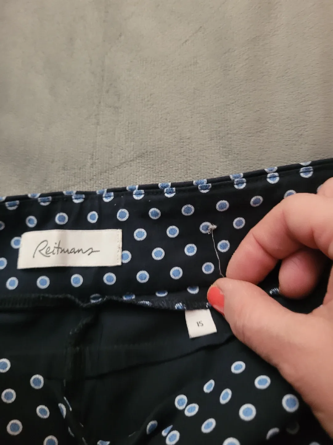 Reitmans Polka Dot Pants - Size 15 image indicator(2)