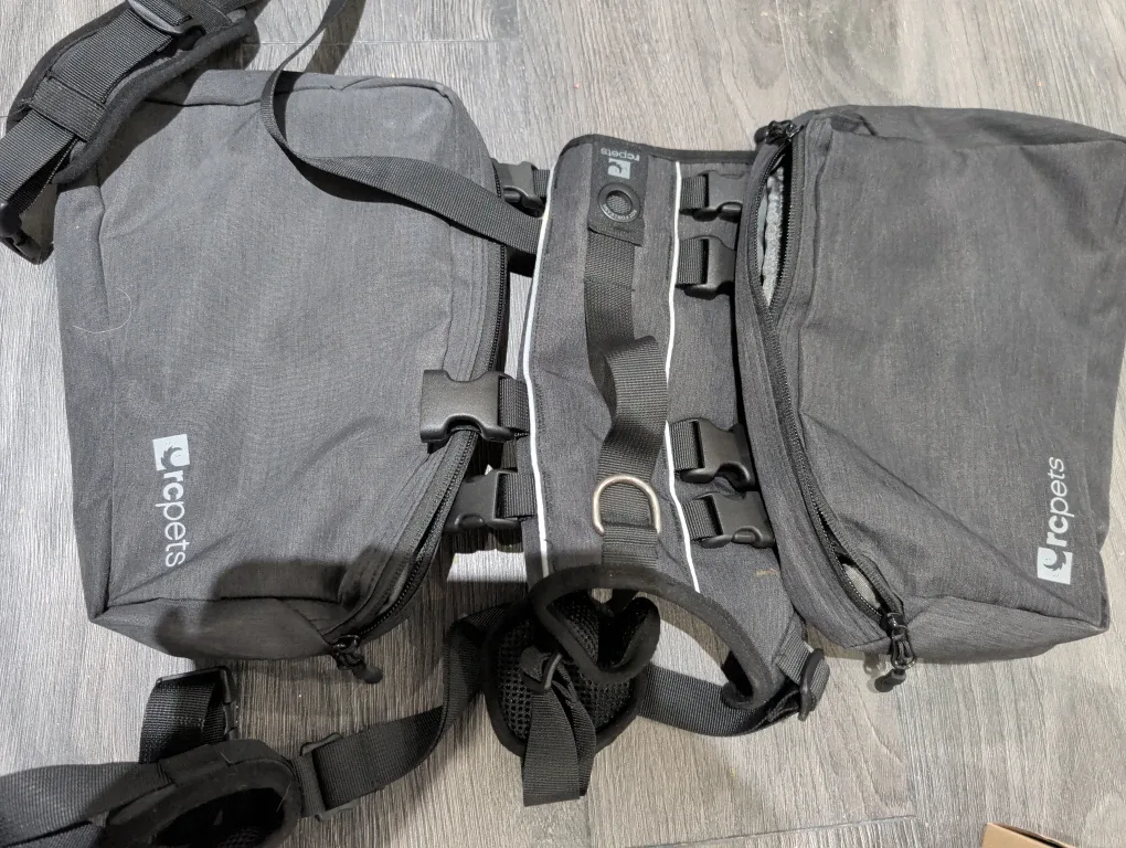 RCpets Dog Backpack Harness - Grey image indicator(2)